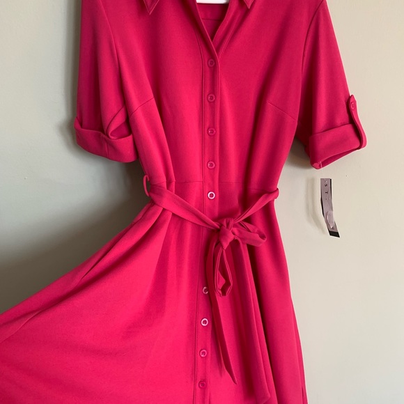 Shelby & Palmer Dresses & Skirts - Pink Collared 40s Style Dress by Shelby & Palmer